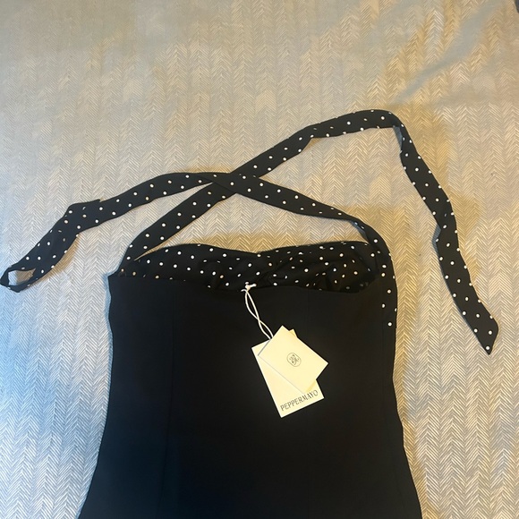 Peppermayo Black and White Polka Dot Top - Picture 3 of 6